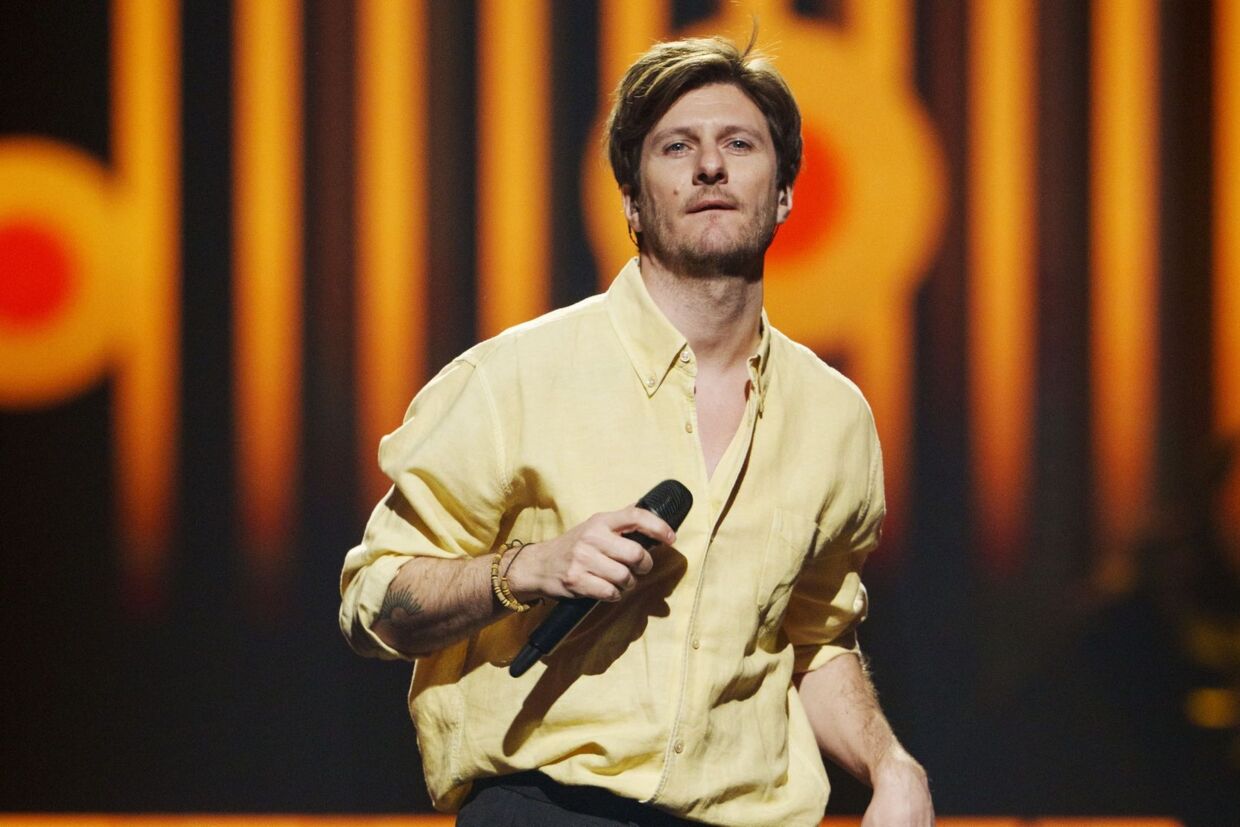 Dansk Melodi Grand Prix 2022 Morten Fillipsen sang sig sidste år til en plads i Dansk Melodi Grand Prix med nummeret 'Happy Go Lucky'. (Arkivfoto).