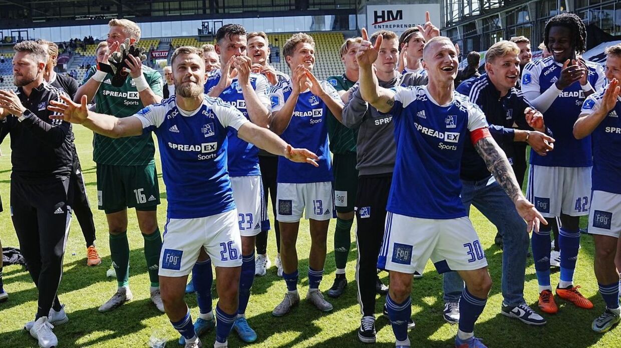 Superligakamp mellem AC Horsens og Lyngby Boldklub i Horsens lørdag den 3. juni 2023.