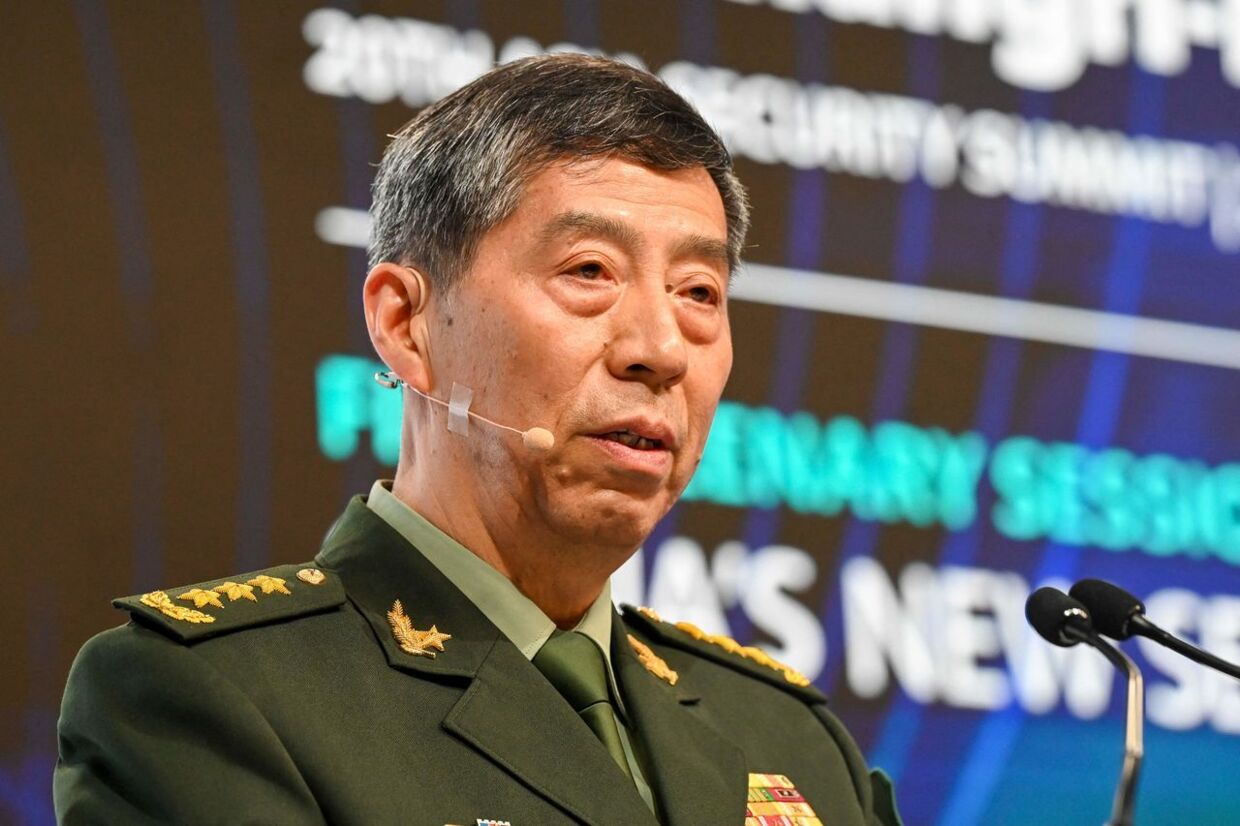 Den kinesiske forsvarsminister, Li Shangfu, holdt søndag en tale under det årlige sikkerhedstopmøde Shangri-La Dialogue, der afholdes i Singapore.