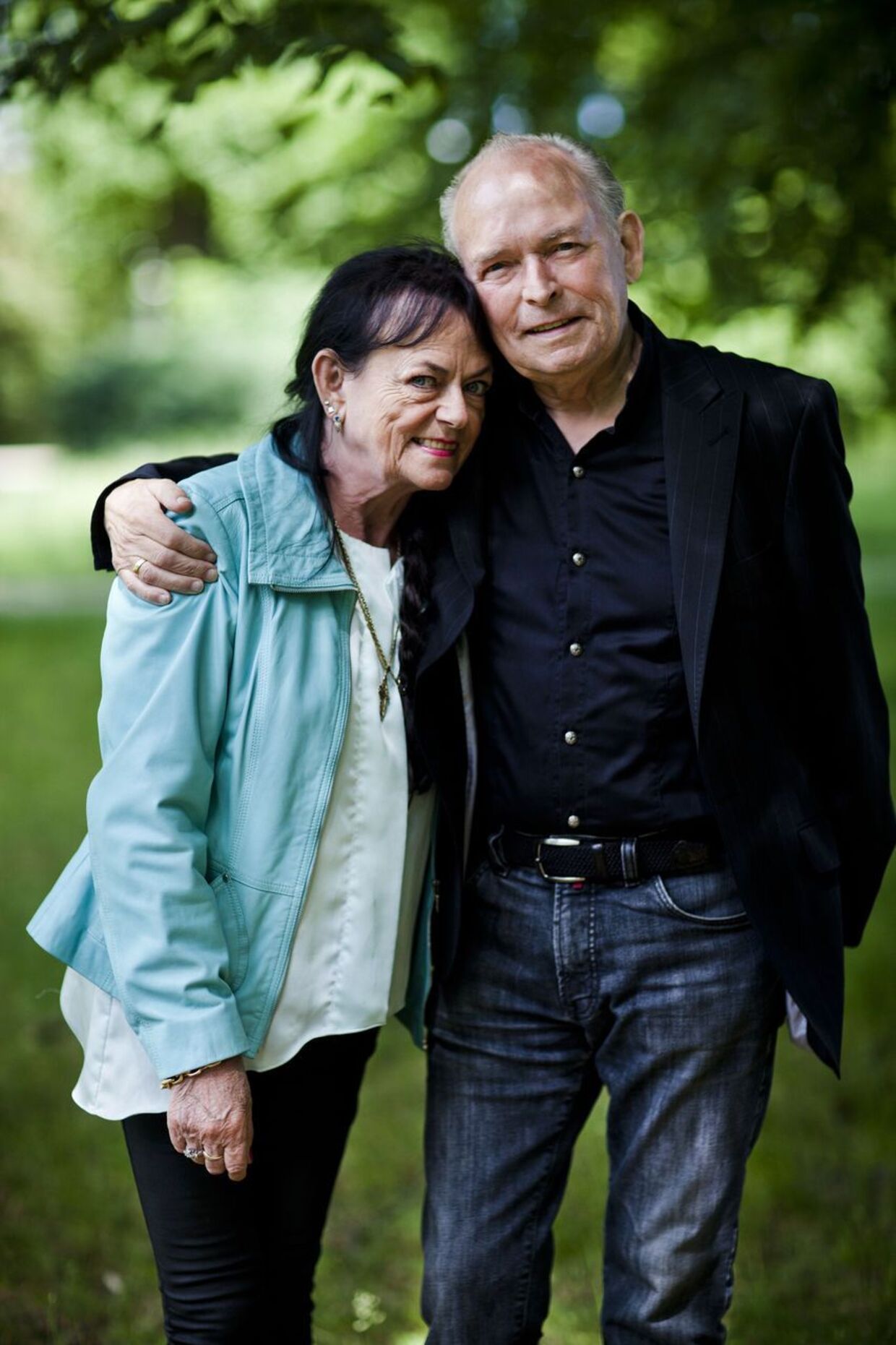 Peter Belli sammen med June Belli fotograferet i 2013.