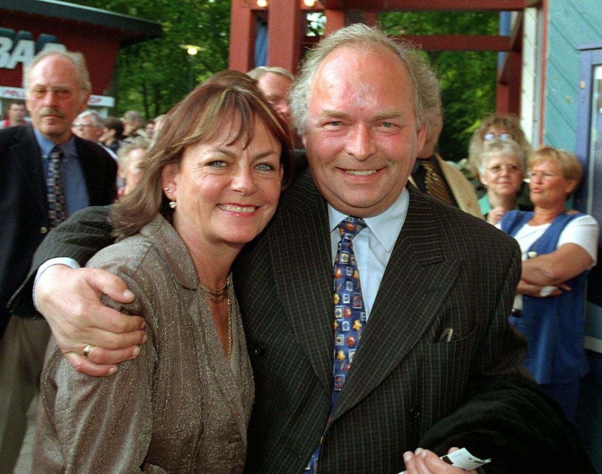 Peter og June Belli til Cirkusrevyen i 1999.