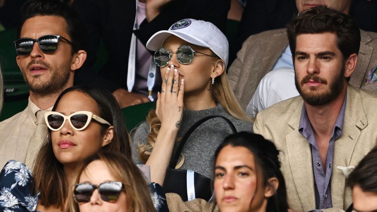 Ariana Grande var til stede ved søndagens Wimbledon-finale.