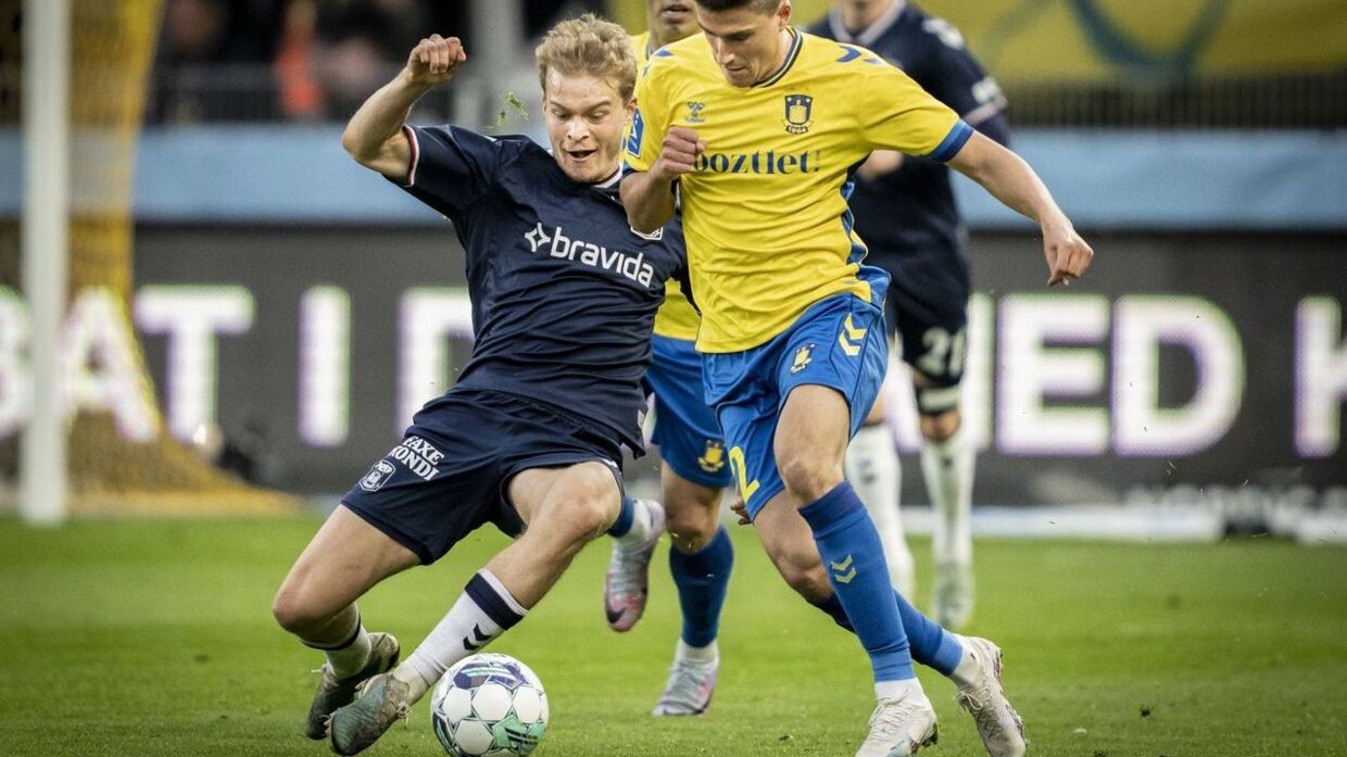 Carl Björk har ikke fået scoret for Brøndby. 