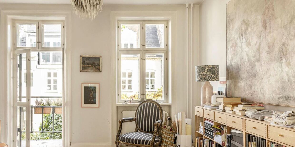 I marts købte Lily Collins dette prægtige hus i københavnske Kartoffelrækkerne af Kim Fupz Aakeson. Foto: Adam Schnack/Lars Gundersen.