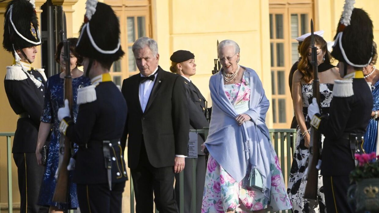 Dronning Margrethe og det danske kronprinspar har været i Stockholm i to dage.