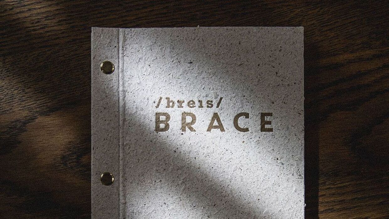 Restauranten Brace, der har været hædret af Michelin, er gået konkurs. Her ses menukortet.