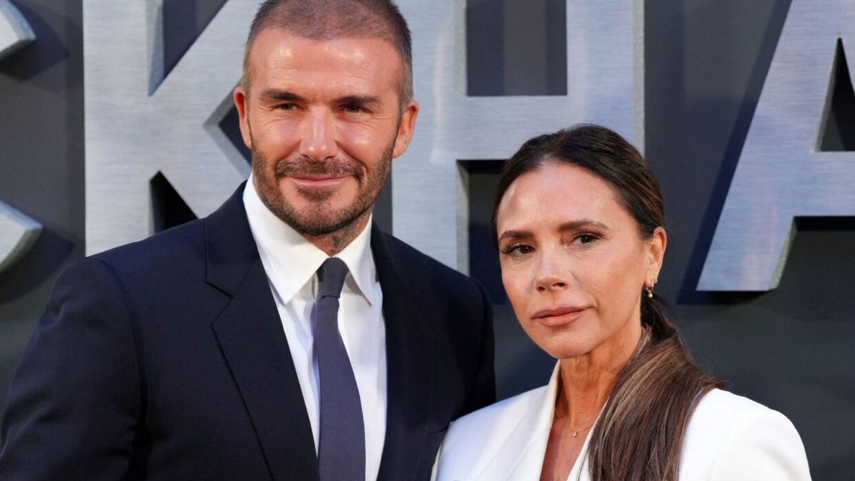 Den tidligere fodboldspiller, David Beckham, og hustruen, Victoria Beckham, til premieren på den nye Netflix-dokumentar 'Beckham'.