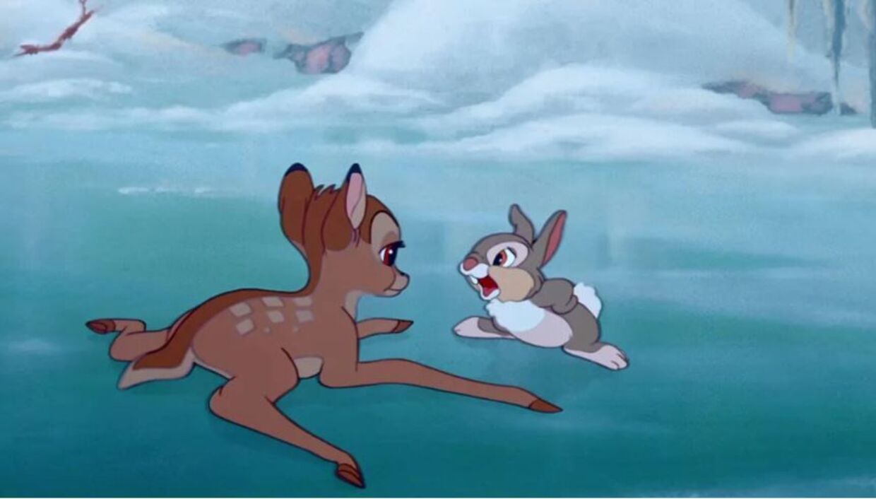 Bambi er altid på glatis i 'Disneys Juleshow'.