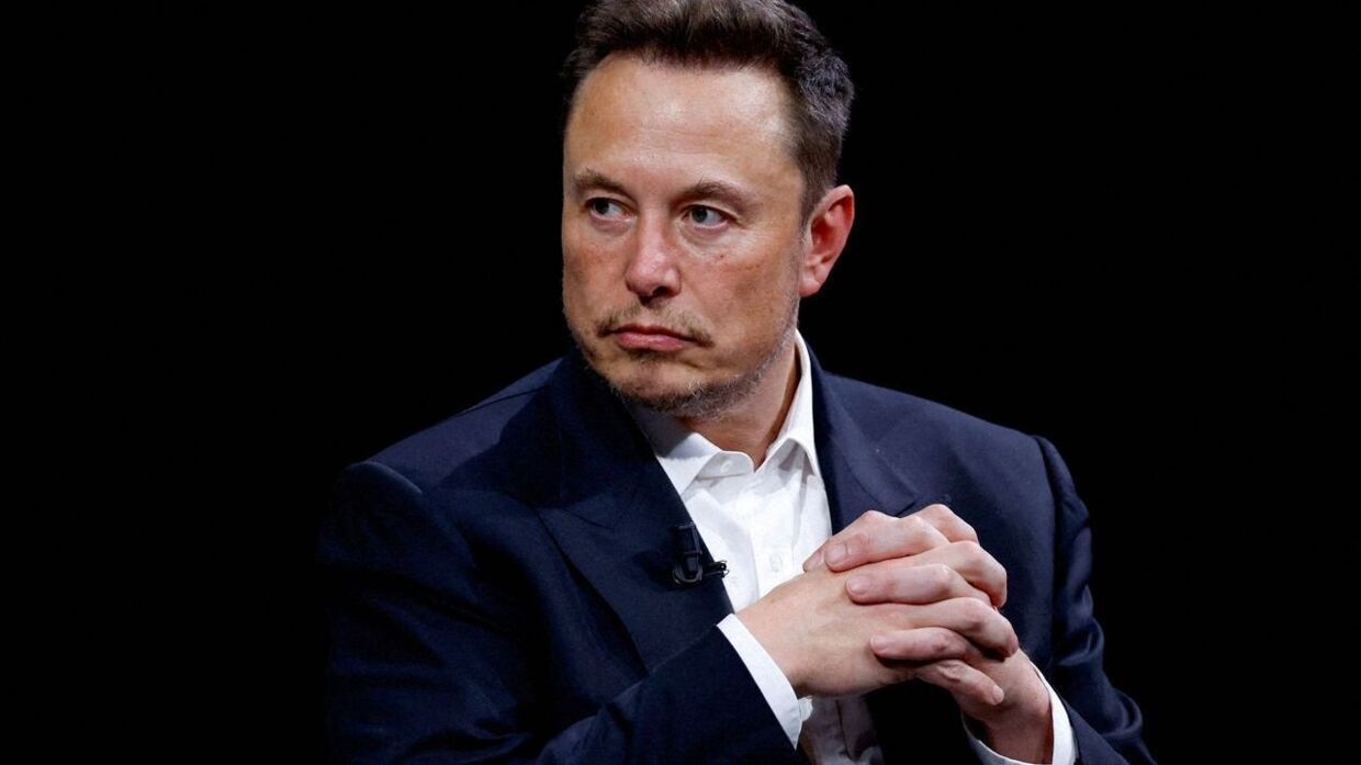 Arkivfoto af Elon Musk.