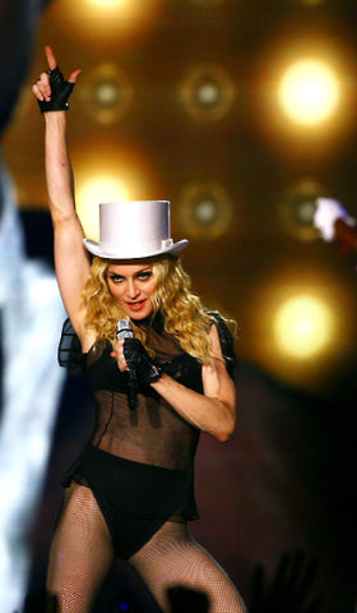 Madonna - kunne i hvert fald ikke danse i aftes.