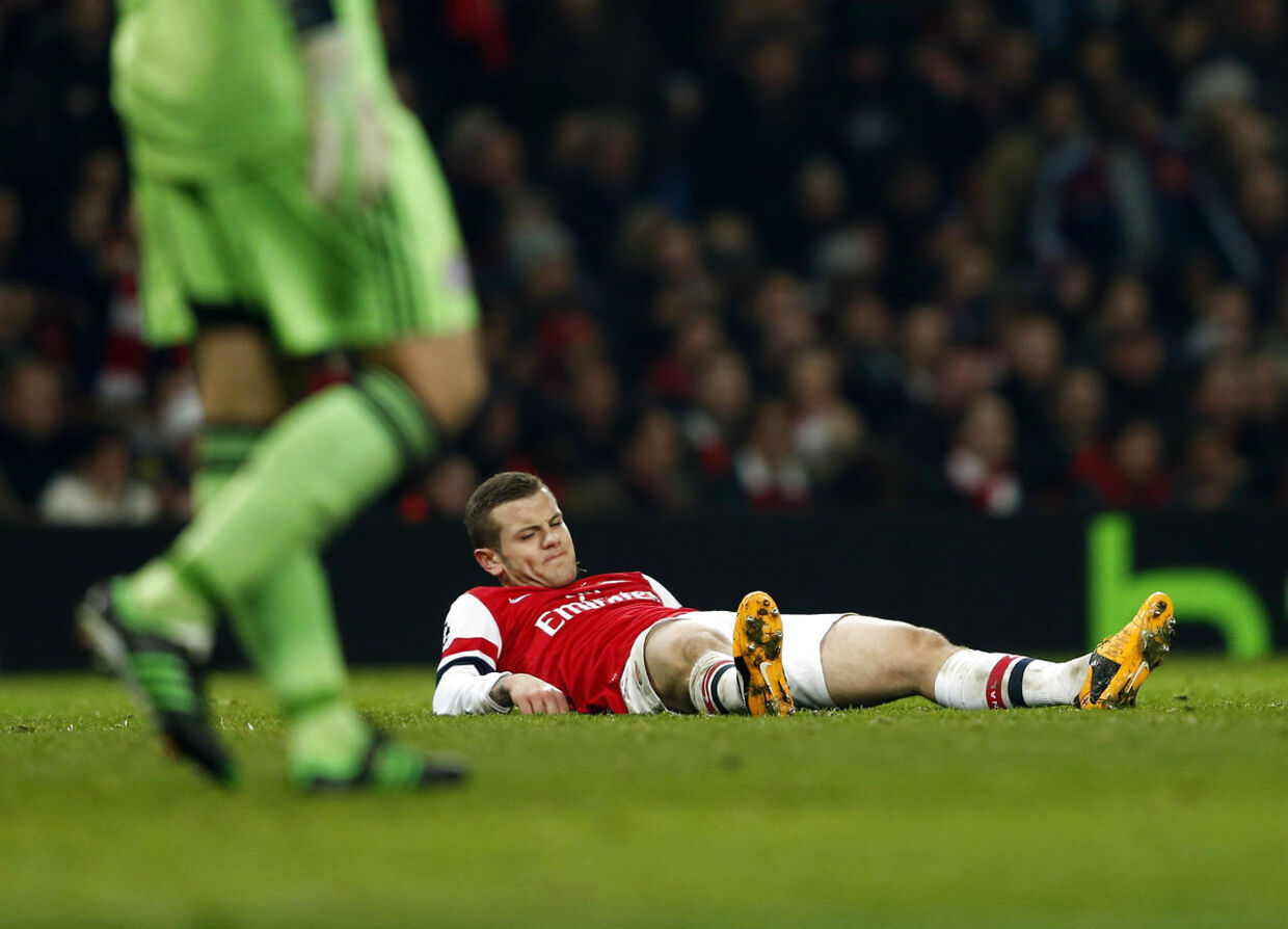 Jack Wilshere og Arsenal havde ikke den bedste aften hjemme på Emirates.