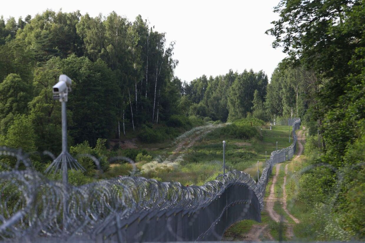 Også på grænsen mellem Litauen og Kaliningrad er sikkerheden massiv.