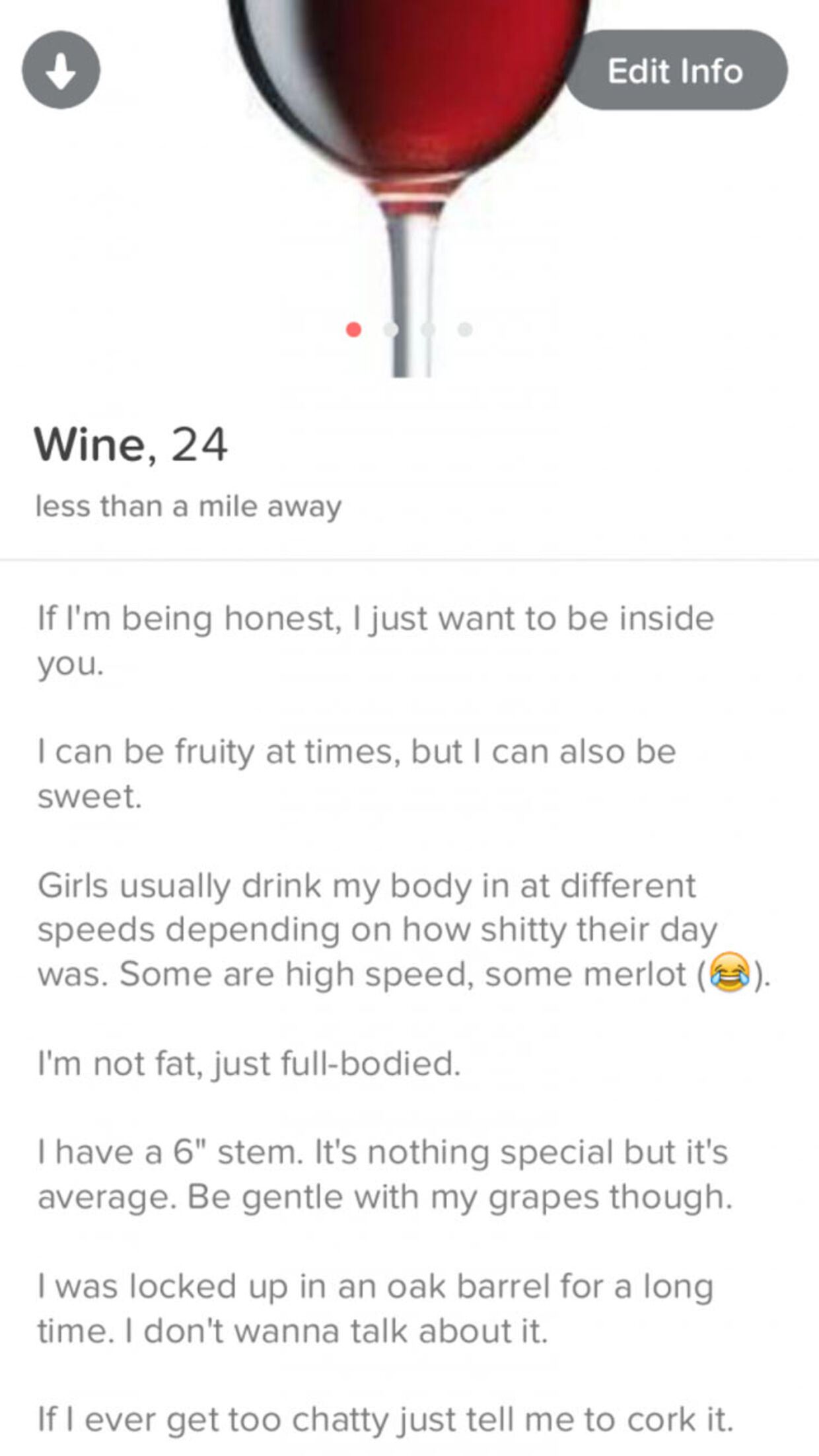 Eksempel mandens dating profil hvordan laver du en blepsprayer
