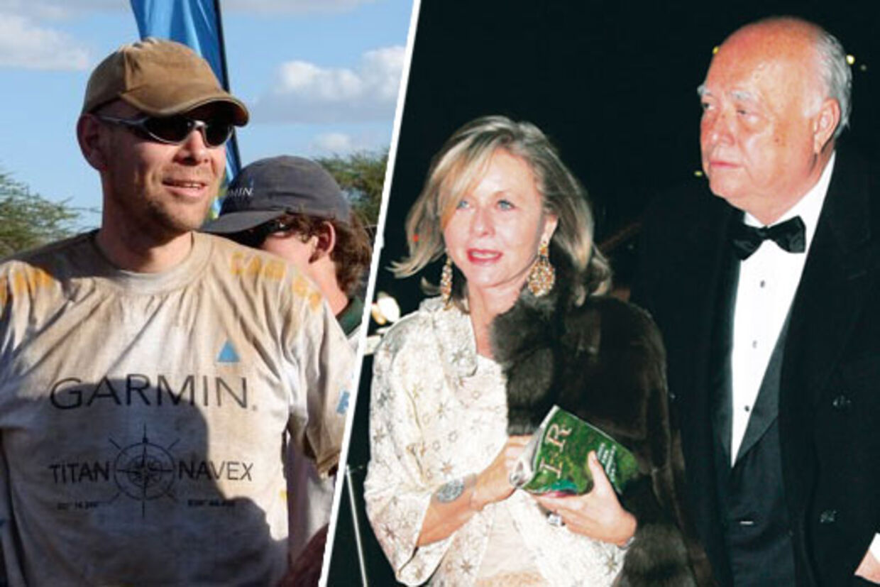 Jan Bonde Nielsen, her med sin anden kone Lone, og sin søn Peter Bonde Nielsen (t.v.) er blevet centrum i en langvarig strid i Kenya, hvor de to danskere anklages for ’væbnet besættelse’.