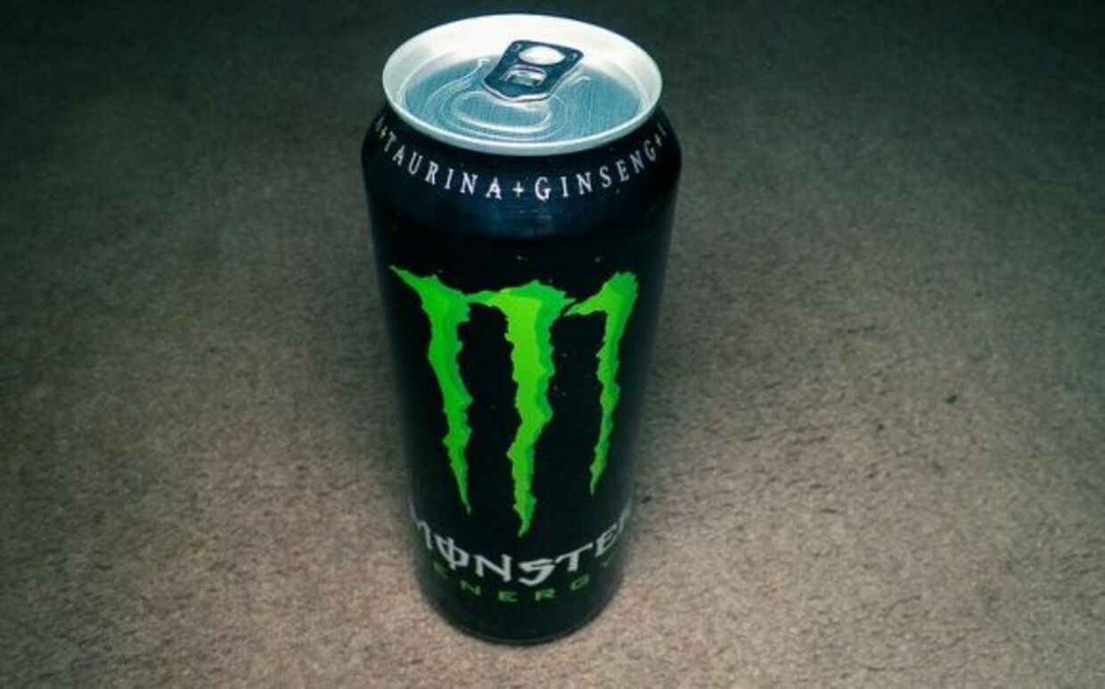 Energidrikken Monster Energy.