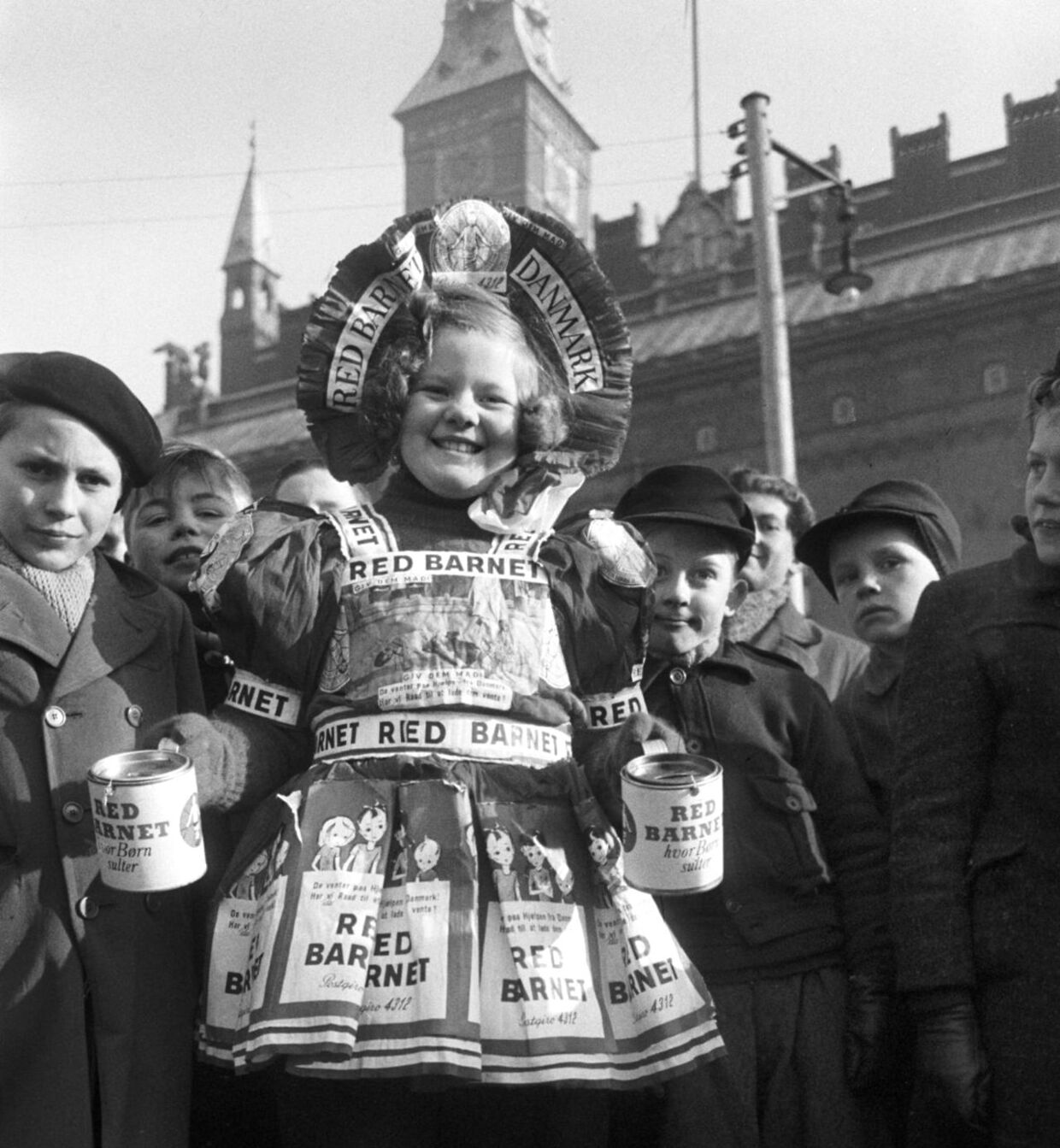 Red Barnet's Fastelavnsfest i 1947.