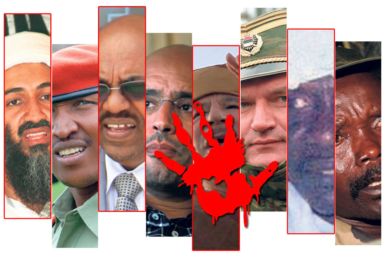 Disse otte mænd har begået folkemord, siger FNs krigsforbryderdomstol.