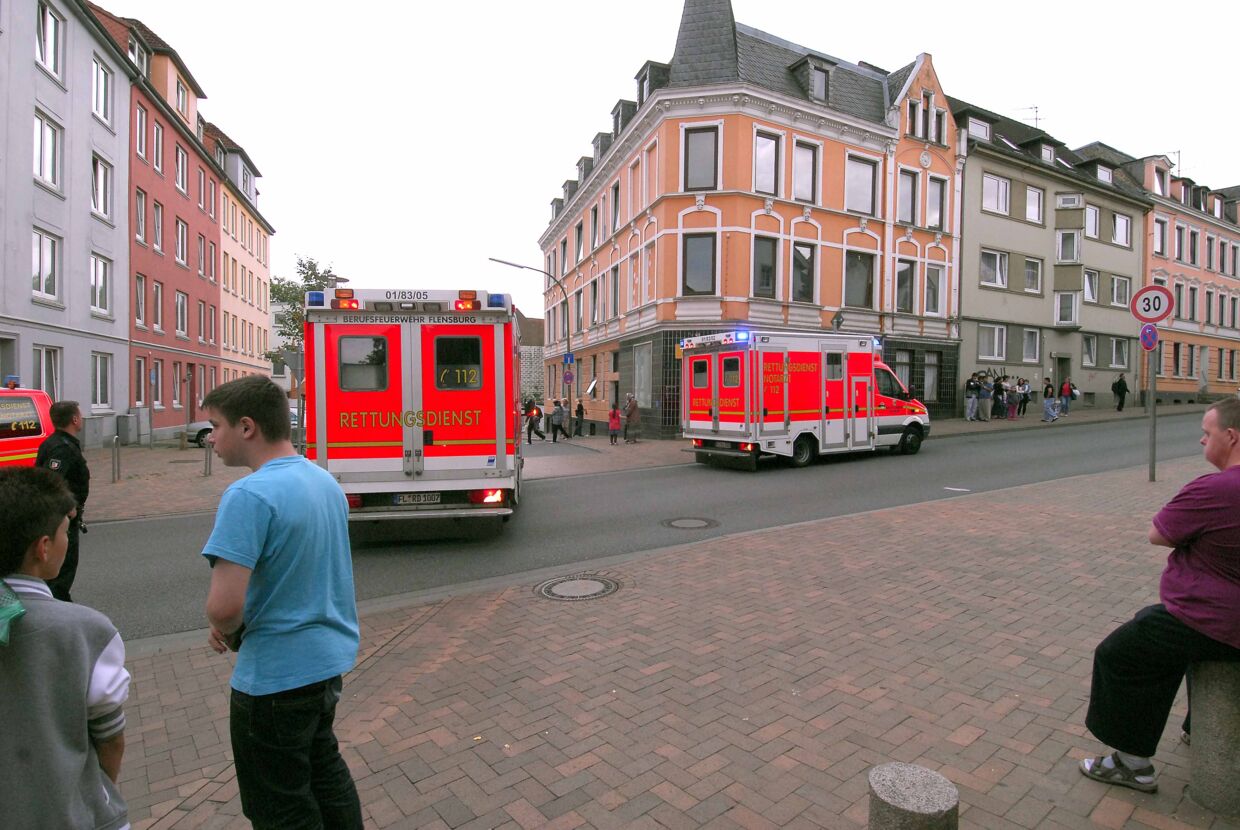 Ulykken skete i Flensborg, hvor pigen er på ferie med sin familie.