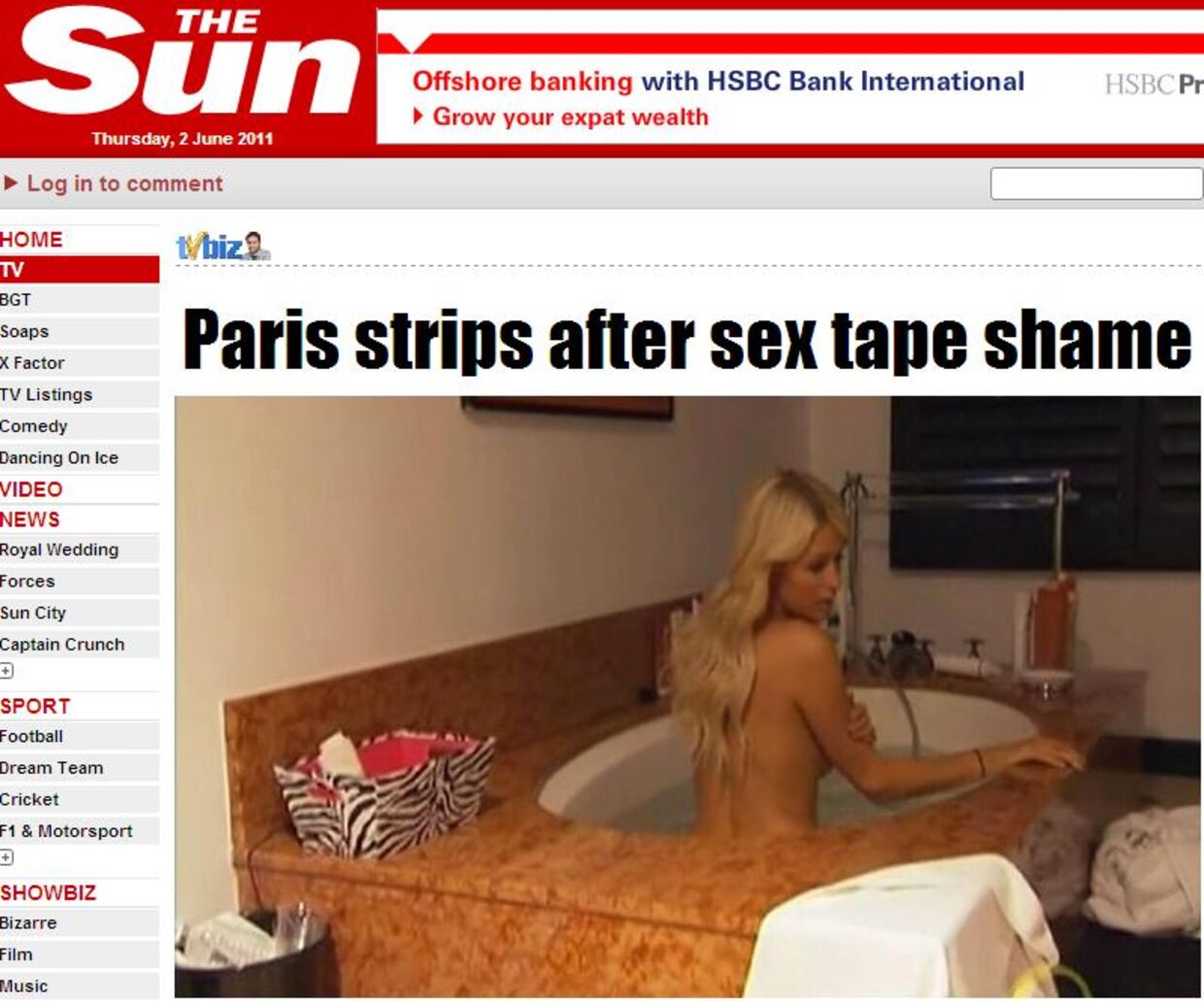Paris Hilton har ikke noget problem med at vise sig nøgen i sit nye realityprogram. Samtidig er hun ked af det omdømme, hendes sexvideo har givet hende.