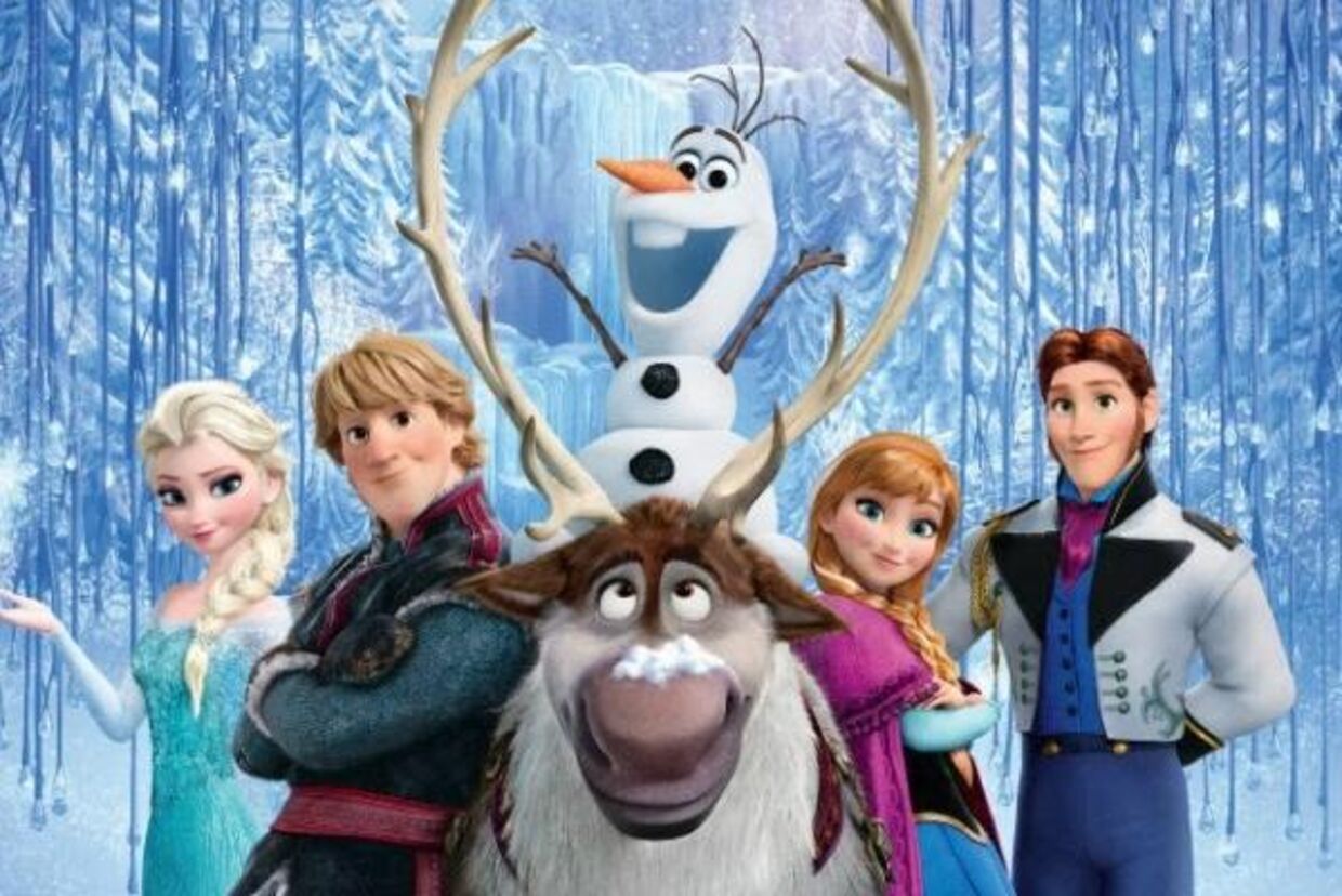 En fortsættelse til 'Frozen' skulle være på vej, siger i hvert fald Idina Menzel, der lægger stemme til Elsa (yderst til venstre).