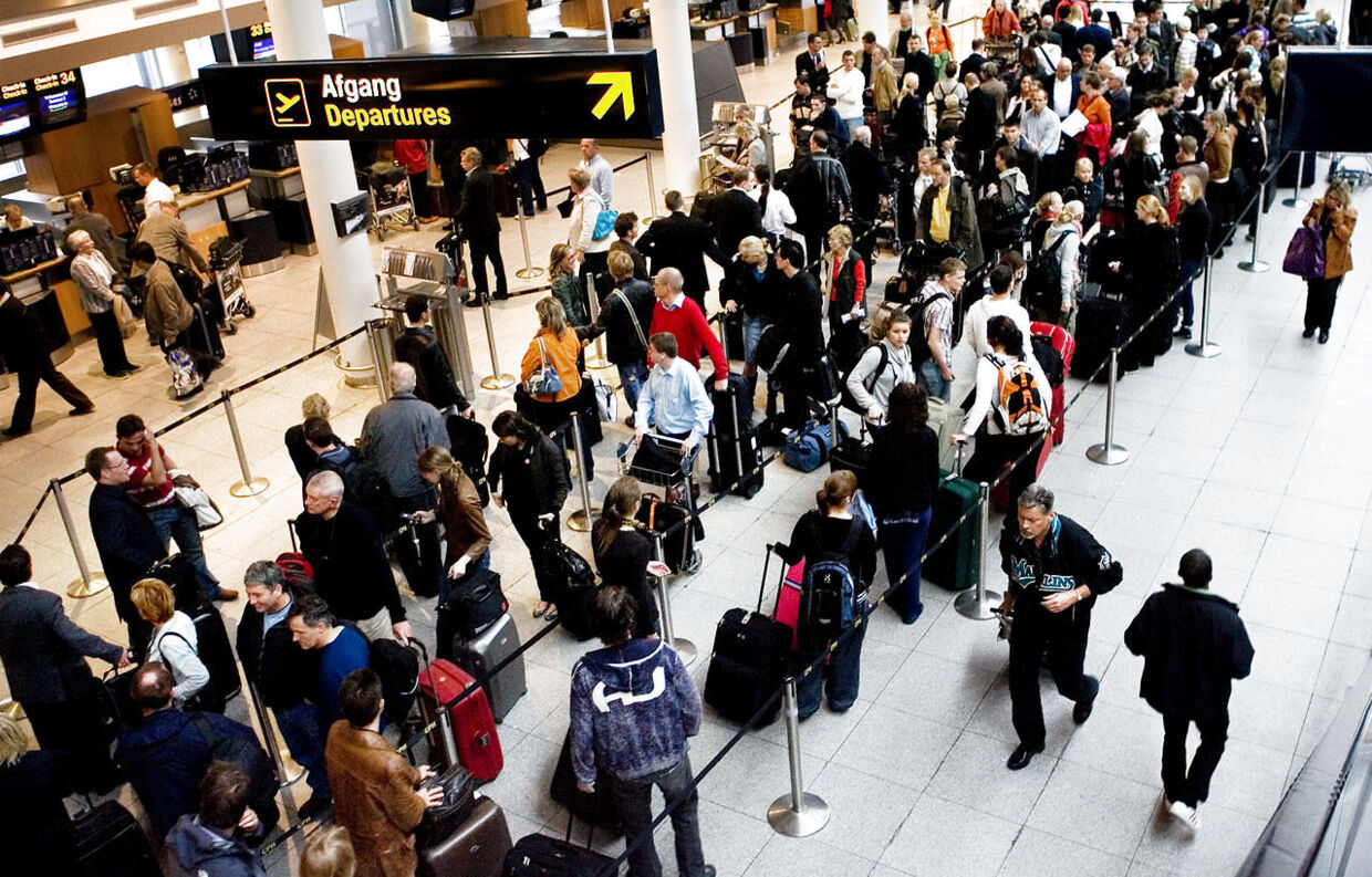 I Københavns Lufthavn forventer passagerchef Marie-Louise Lotz, at 90.000 passagerer skal igennem lufthavnen alene fredag. Og lørdag og søndag 85.000 pr. dag.