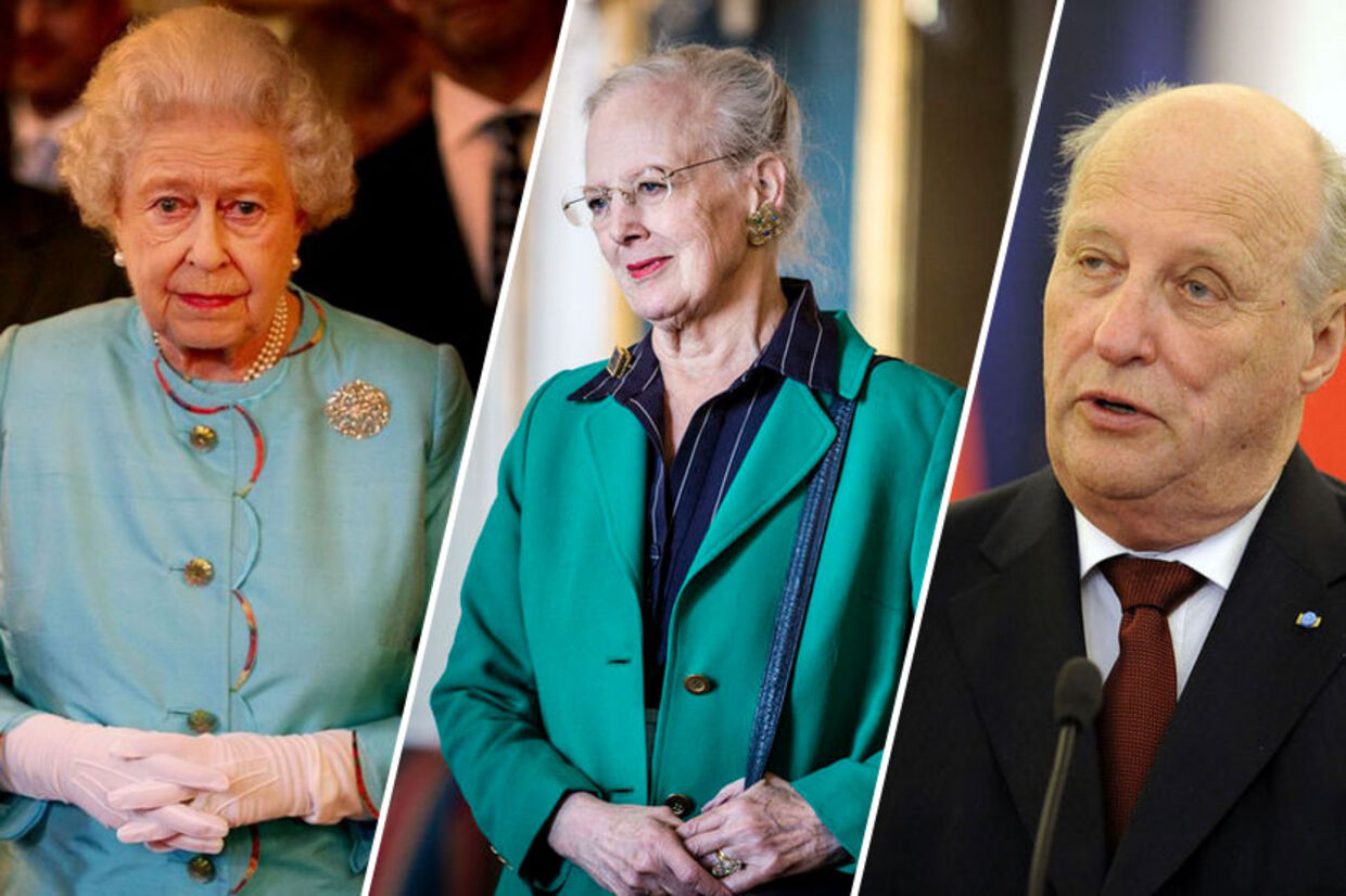 Bliver det den aldrende, engelske dronning Elizabeth, Danmarks dronning Margrethe eller den norske kong Harald, der bliver den næste monark, der abdicerer?