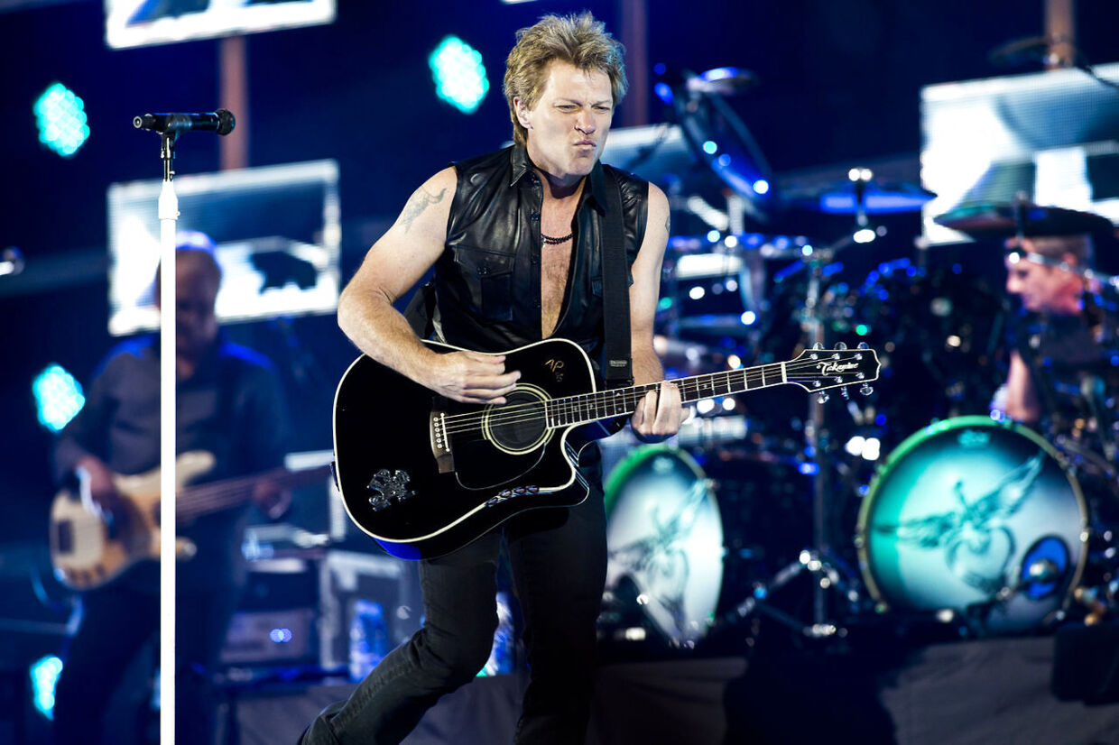 Bon Jovi er blandt de bedste, når de ’bare’ spiller op til fest og fede tider.