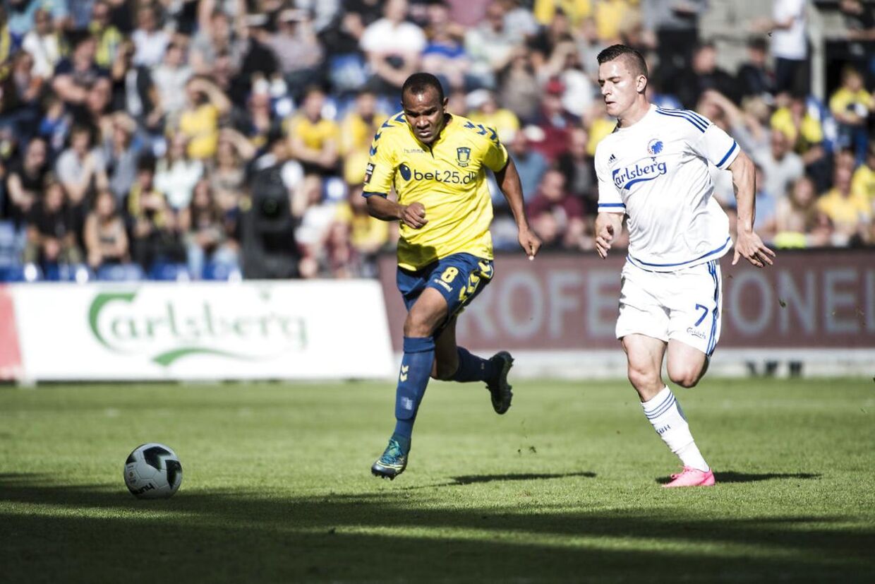 Brøndbys Rodolph Austin får en flot karakter af BT efter hans præstation mod FC København. 