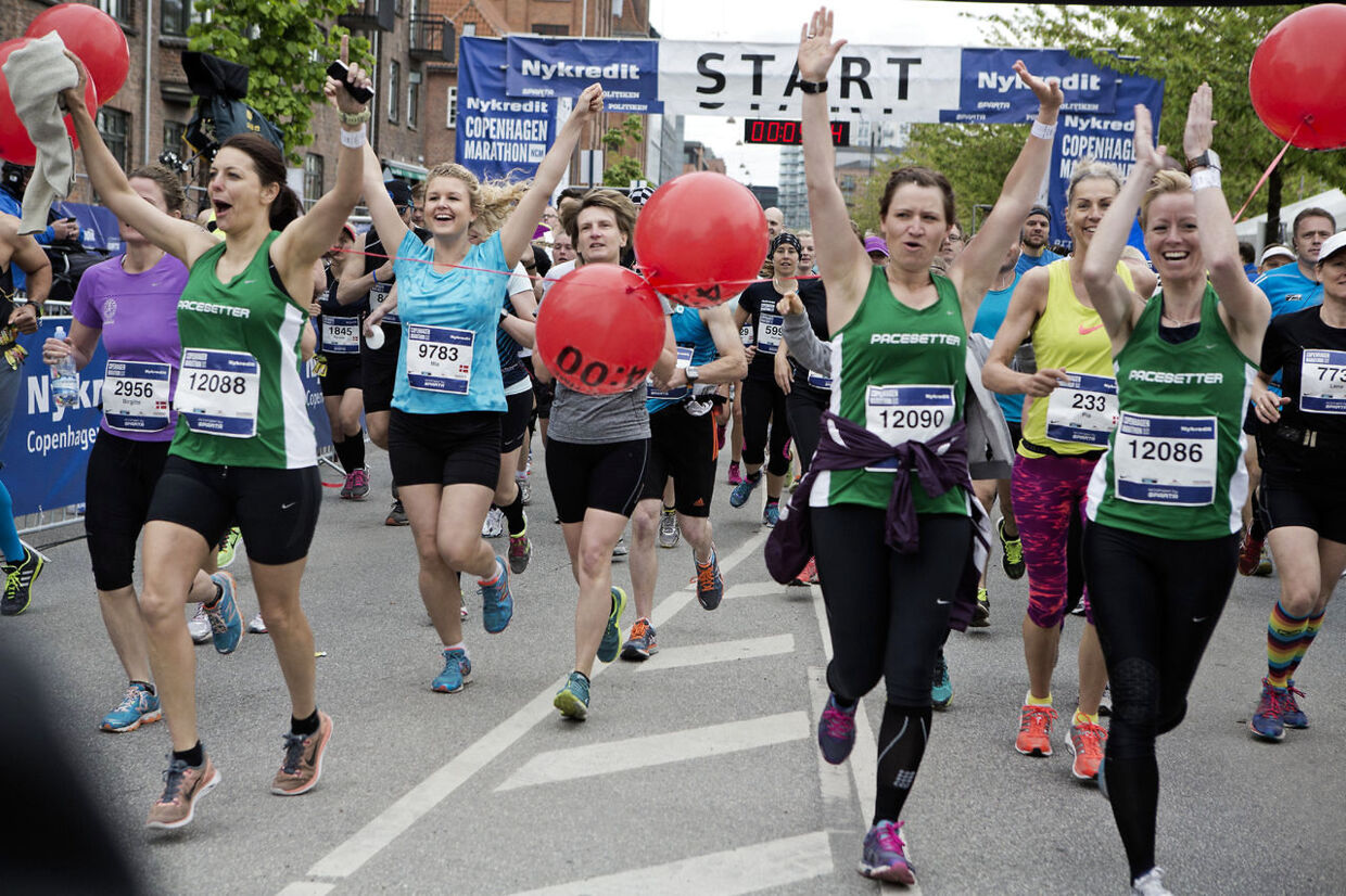 Søndag d. 18. maj 2014 afholdes der for 35 gang Nykredit Copenhagen Maraton i København. Mere end 12.000 mennesker deltog i alle aldre.