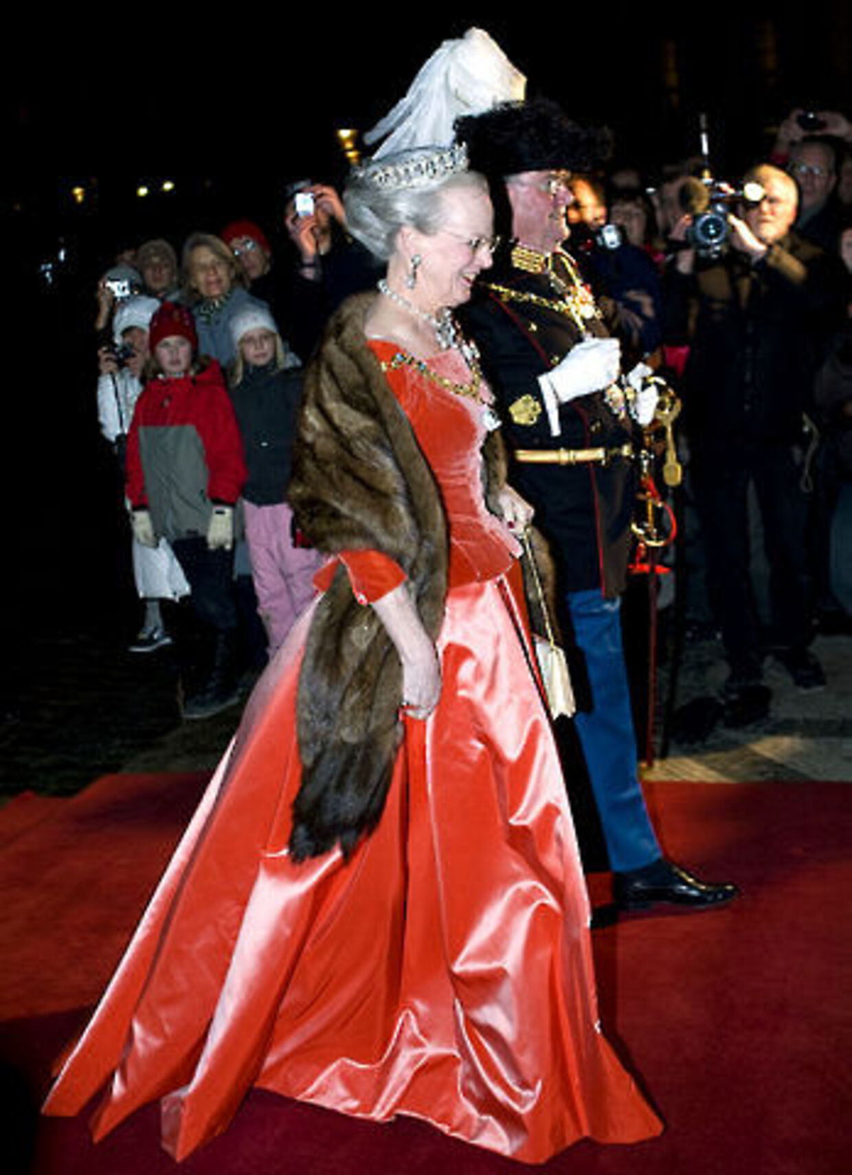Dronningen havde inviteret til fasansuppe og lammekølle.