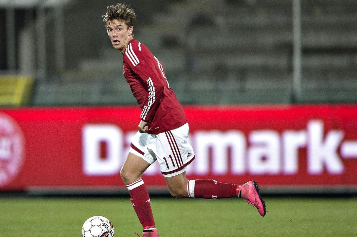 Lucas Andersen var den store spillemæssige oplevelse, da Danmarks U21-landshold tog endnu en sejr i EM-kvalifikationen. 