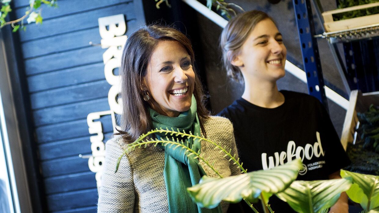 Prinsesse Marie og Fødevareminister Eva Kjer Hansen åbner Folkekirkens Nødhjælps butik WeFood.