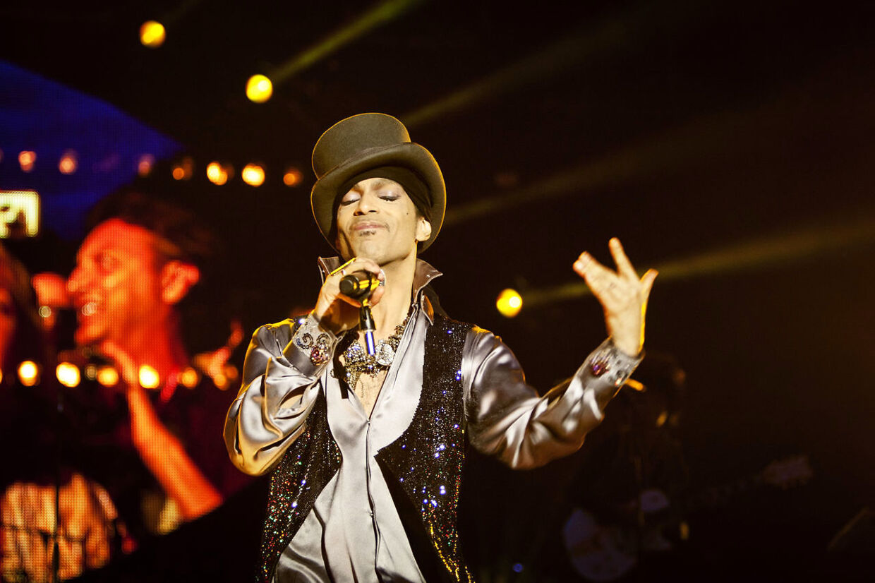 Prince under en koncert på NPG festival på 10-øren i 2011.