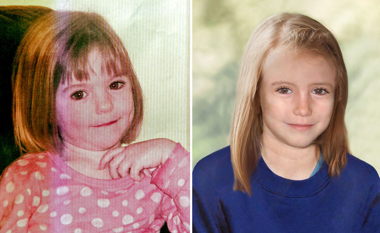 I 2012 blev et billede sendt ud af Madeleine McCann, som hun kunne se ud som ni-årig. 