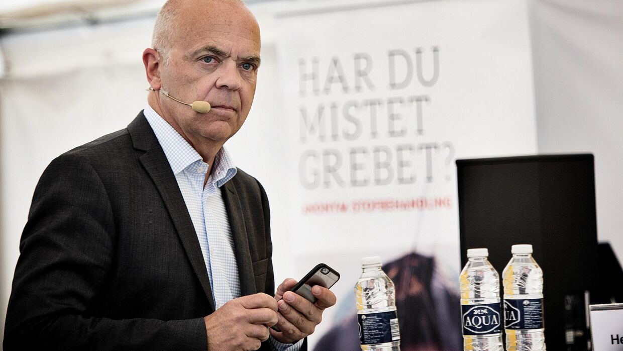 Jes Dorph-Petersen sagde straks ja, da han blev spurgt, om han ville være ordstyrer ved en debat om misbrug af alkohol og hash. Foto: Nils Meilvang