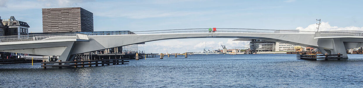 Inderhavnsbroen er anlagt i Københavns havn mellem Havnegade og Nordatlantens Brygge.