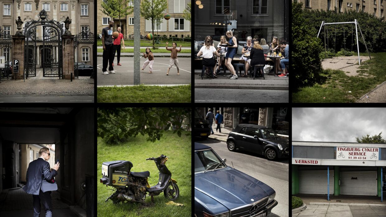 København er blevet kontrasternes by gennem de seneste årtier, hvor beboerne i blandt andet Indre By har oplevet en markant økonomisk fremgang og velstand, mens områder som Tingbjerg halter markant efter. Og der er kun få kilometer mellem de to områder. Foto: Thomas Lekfeldt