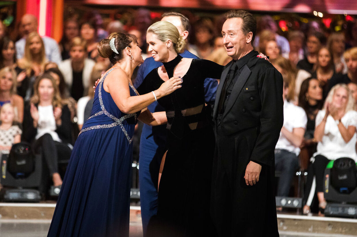 Søren Fauli og Karina Frimodt røg i omdans sammen med Kirsten Siggaard og Thomas Evers Poulsen.
