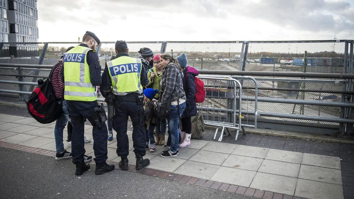 Hver tredje flygtning, der skal sendes tilbage over sundet fra Danmark, 63 helt præcist, er blevet væk for de svenske myndigheder. (Arkivfoto: Asger Ladefoged/Scanpix 2016)