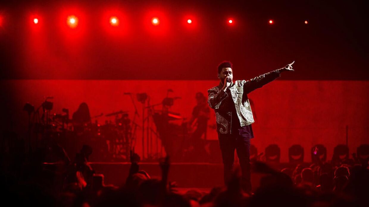 Den canadiske pop-stjerne The Weeknd spiller koncert i Royal Arena, d. 20 februar 2017.