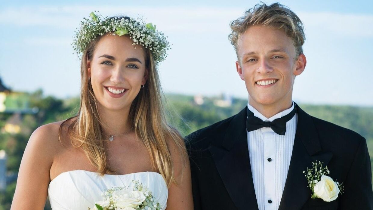 Anders og Tanja. De to blev gift i første afsnit af den nye sæson af Paradise Hotel. 