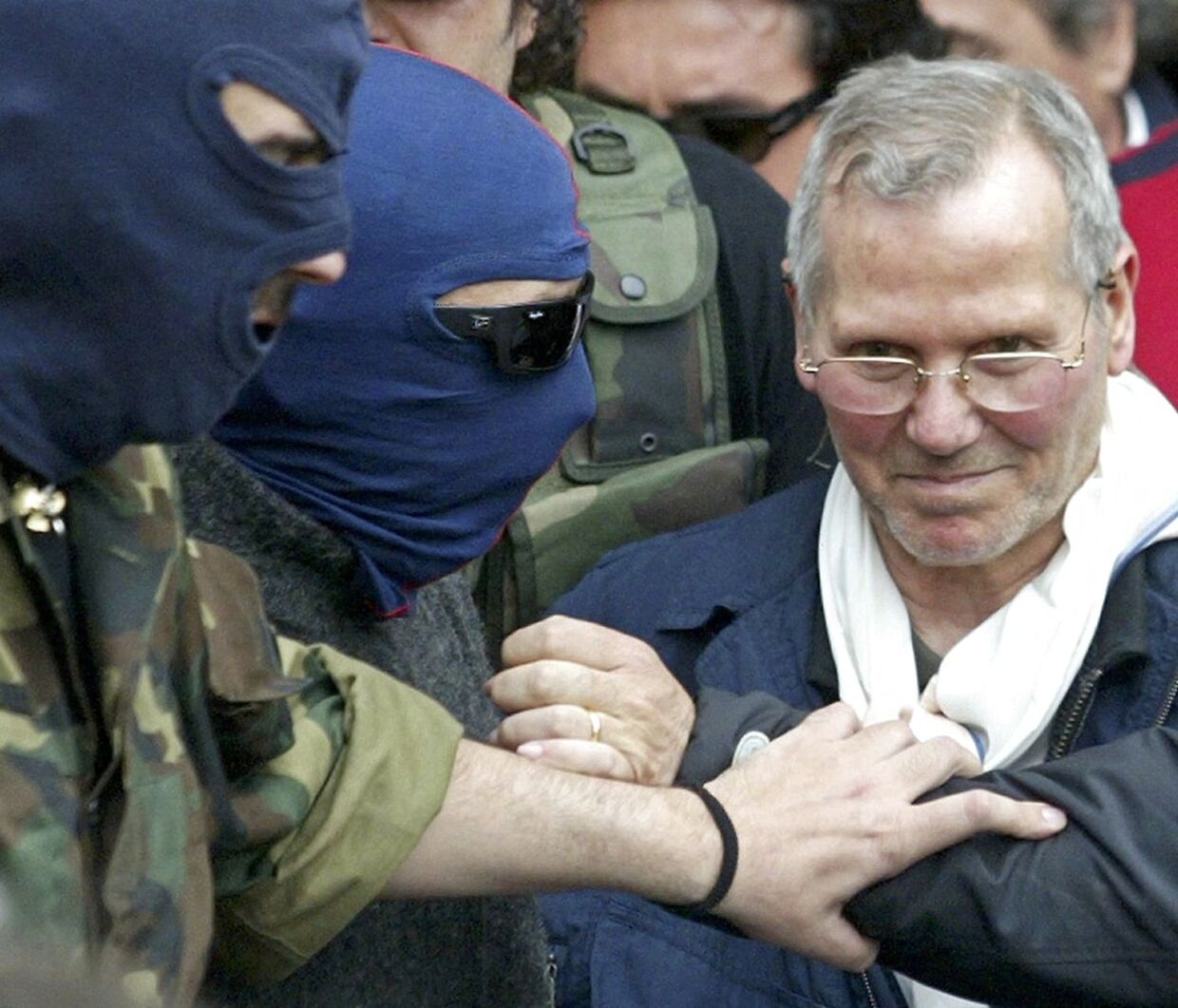 Bernardo Provenzano blev anholdt 11. april, 2006 efter 43 år i skjul. REUTERS/Marcello Paternostro