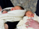 Kronprinsparret med de nyfødte tvillinger forlader rigshospital